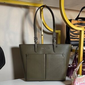 NWT Michael Kors Olive Green Tote Bag